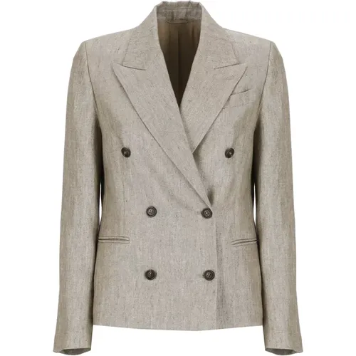 Jackets , female, Sizes: 2XS - BRUNELLO CUCINELLI - Modalova