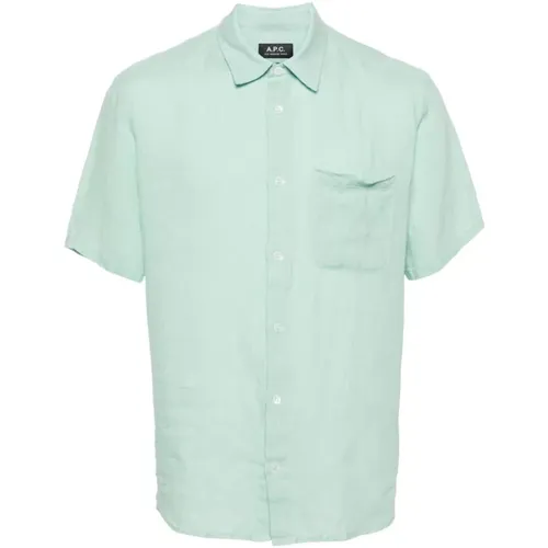Short Sleeve Shirts , male, Sizes: L, M, XL - A.p.c. - Modalova