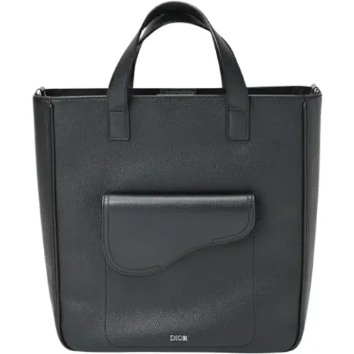 Pre-owned Tote Bags, female, , Size: ONE SIZE Pre-owned Leather dior-bags - Dior Vintage - Modalova