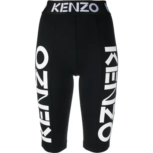 Schwarze Logo Shorts , Damen, Größe: S - Kenzo - Modalova