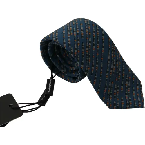 Silk Tie for Men - Stylish and Elegant , male, Sizes: ONE SIZE - Dolce & Gabbana - Modalova