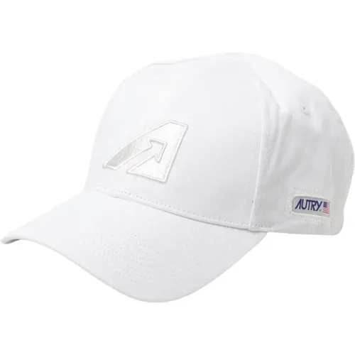 Caps, male, , Size: ONE SIZE Embroidered Logo Baseball Cap - Autry - Modalova