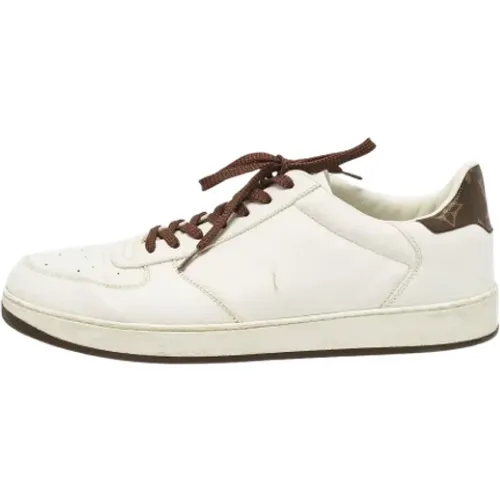 Pre-owned Sneakers, male, , Size: 8 1/2 US Pre-owned Canvas sneakers - Louis Vuitton Vintage - Modalova