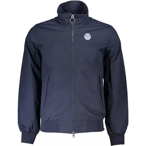 Light Jackets, male, , Size: M Polyamide Jacket, Long-Sleeved, Water Resistant - North Sails - Modalova
