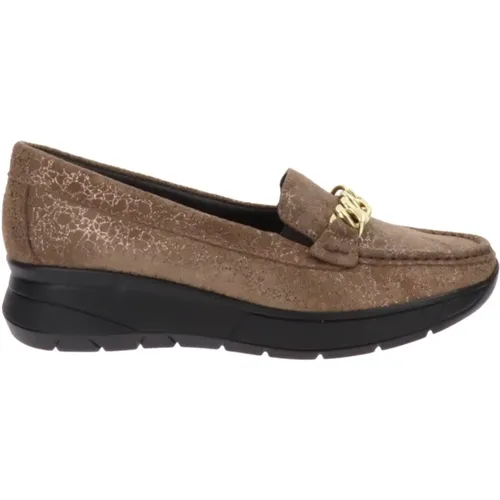 Leder Damen Loafers Stilvoller Komfort , Damen, Größe: 38 EU - IGI&Co - Modalova