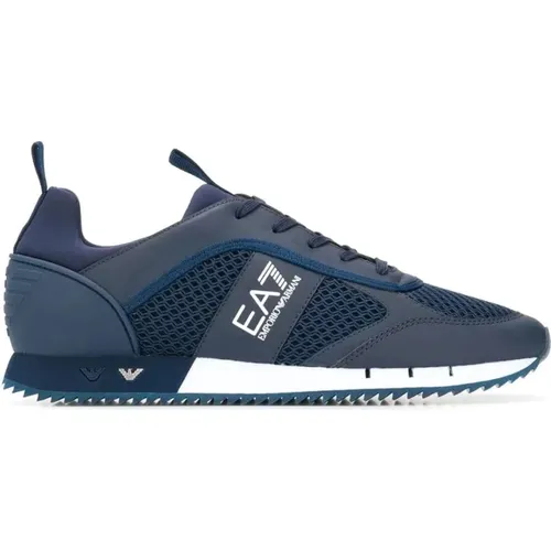 Multicolour Casual Style Sneakers for Men , male, Sizes: 9 UK, 10 UK, 4 UK, 3 UK, 8 1/2 UK, 4 1/2 UK - Emporio Armani EA7 - Modalova