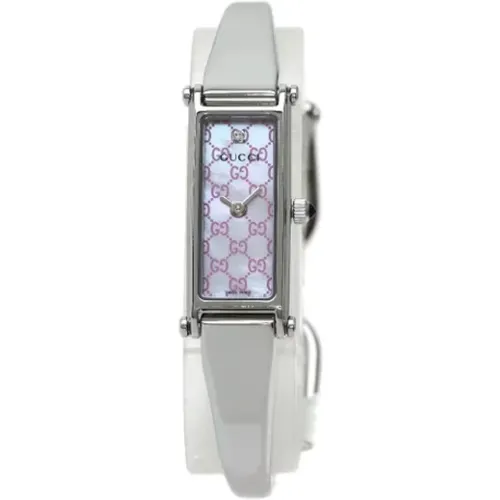 Pre-owned Stainless Steel watches , female, Sizes: ONE SIZE - Gucci Vintage - Modalova