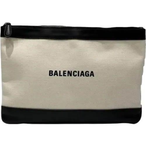 Pre-owned Clutches, female, , Size: ONE SIZE Pre-owned Canvas balenciaga-bags - Balenciaga Vintage - Modalova