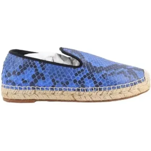 Pre-owned Flats, female, , Size: 7 US Pre-owned Leather espadrilles - Celine Vintage - Modalova