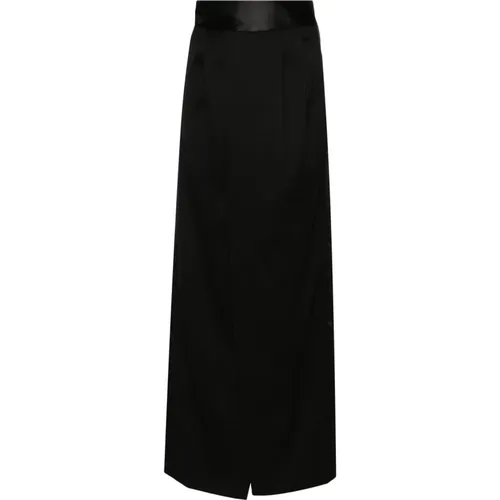Maxi Skirts, female, , Size: XS Elegant Maxi Skirt - MM6 Maison Margiela - Modalova