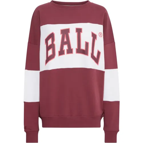 J. Robinson Sweatshirt Burgundy , Damen, Größe: S - Ball - Modalova
