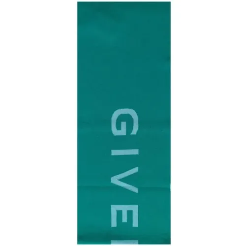 Doppelseitiger Schal mit Kontrastlogo - Givenchy - Modalova