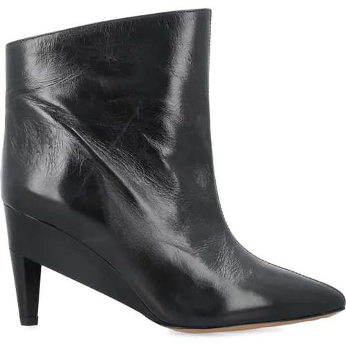 Leather Heeled Ankle Boots , female, Sizes: 5 UK - Isabel marant - Modalova