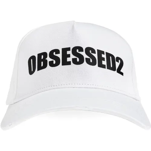 Caps, male, , Size: ONE SIZE Obsessed2 Baseball Cap - Dsquared2 - Modalova