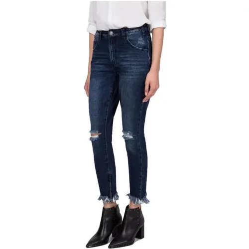 Indigo High Rise Skinny Jeans , Damen, Größe: W25 - One Teaspoon - Modalova