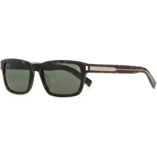 Sunglasses, female, , Size: ONE SIZE Square Logo Sunglasses - Saint Laurent - Modalova