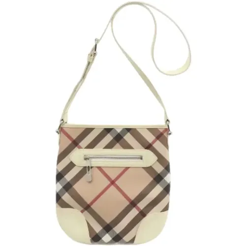 Pre-owned Cross Body Bags, female, , Size: ONE SIZE Pre-owned Canvas shoulder-bags - Burberry Vintage - Modalova