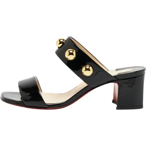 Pre-owned Sandals, female, , Size: 6 US Pre-owned Leather sandals - Christian Louboutin Pre-owned - Modalova