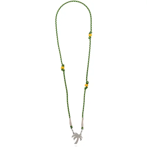Halskette mit Logo-Anhänger - Palm Angels - Modalova
