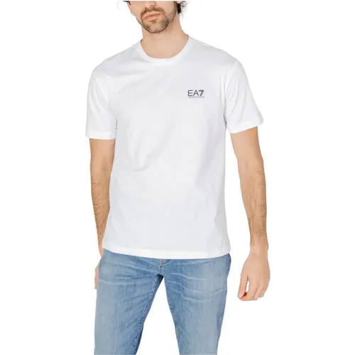 Herren T-Shirt Frühling/Sommer Kollektion , Herren, Größe: XL - Emporio Armani EA7 - Modalova