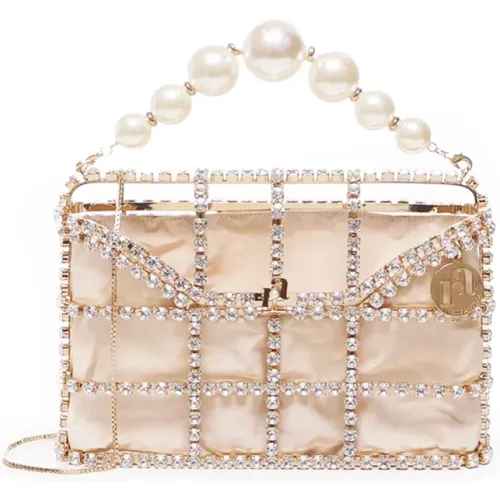 Exquisite Female Handbag with Luxurious Embellishments , female, Sizes: ONE SIZE - Rosantica - Modalova