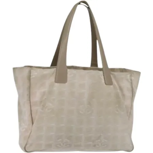Pre-owned Tote Bags, female, , Size: ONE SIZE Pre-owned Nylon Tote Bag - Chanel Vintage - Modalova