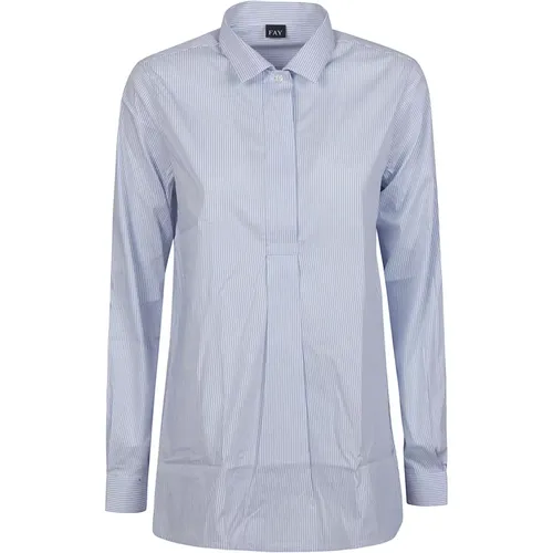 Long Sleeve Shirt , female, Sizes: S, L, M - Fay - Modalova