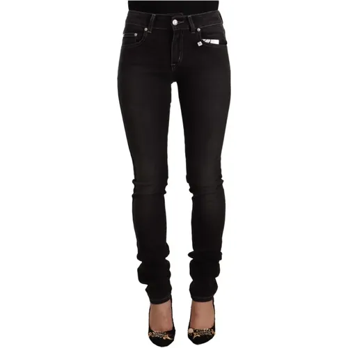 Schwarze Gewaschene Skinny Jeans mit Mittlerer Taille - Gianfranco Ferré - Modalova
