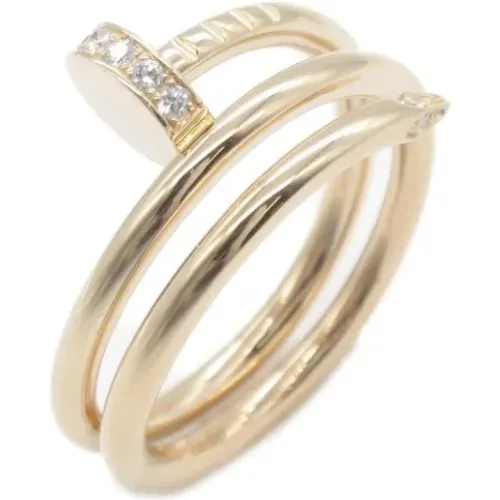 Pre-owned Jewellery, female, , Size: ONE SIZE Pre-owned Rose Gold rings - Cartier Vintage - Modalova