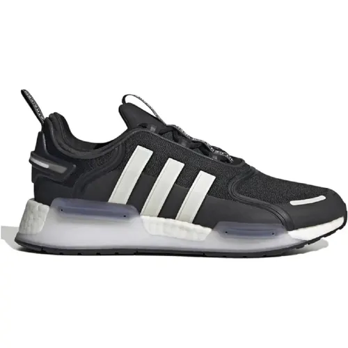 Nmd_V3 Unisex Sneakers aus schwarzem Stoff , Herren, Größe: 41 1/3 EU - adidas Originals - Modalova