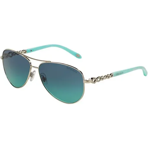 Silber/Blau Getönte Sonnenbrille Infinity TF 3049B - Tiffany - Modalova