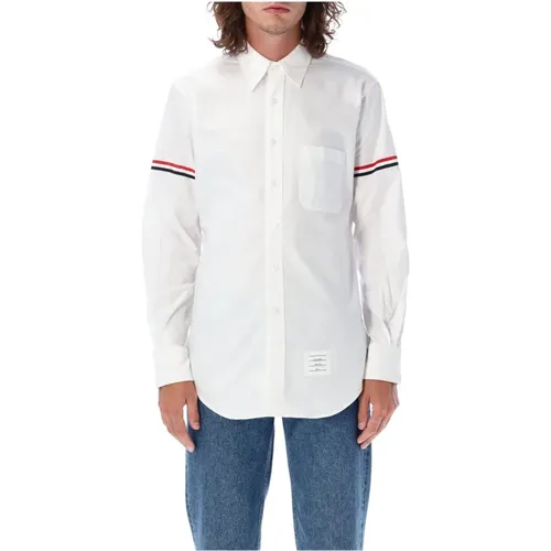 Classic Long Sleeve Shirt , male, Sizes: 2XL - Thom Browne - Modalova
