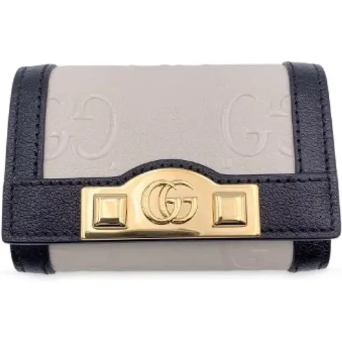 Pre-owned Accessories, unisex, , Size: ONE SIZE Pre-owned Leather key-holders - Gucci Vintage - Modalova