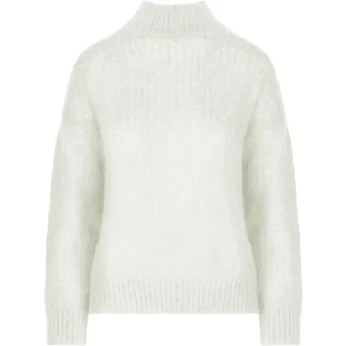 Turtlenecks, female, , Size: XS Mohair Blend Knit Turtleneck - BomBoogie - Modalova