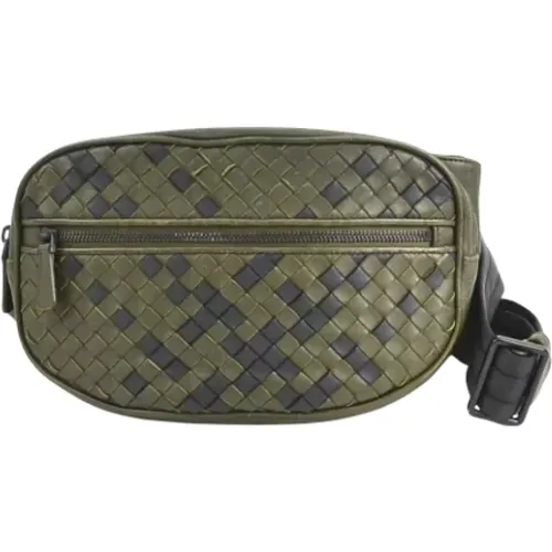 Pre-owned Belt Bags, male, , Size: ONE SIZE Pre-owned Leather crossbody-bags - Bottega Veneta Vintage - Modalova