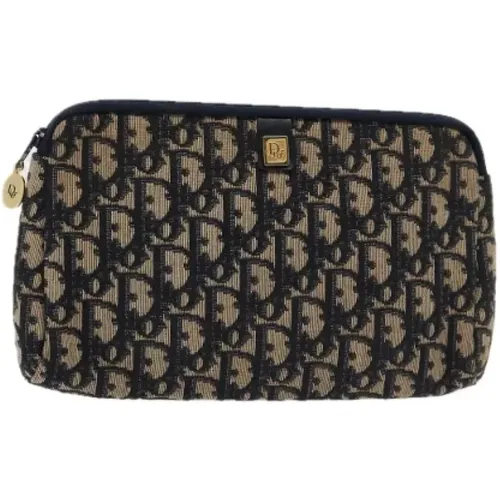 Pre-owned Canvas clutches , female, Sizes: ONE SIZE - Dior Vintage - Modalova