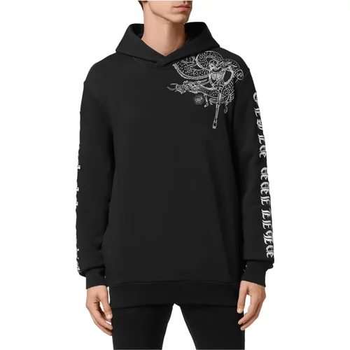 Hoodies, male, , Size: L Hoodie - Philipp Plein - Modalova