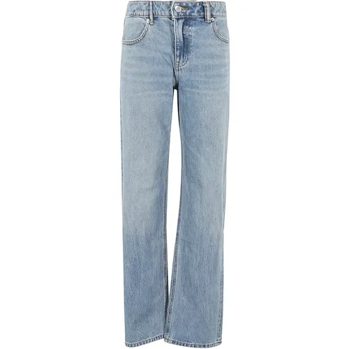 Asymmetrische Bikini-Jeans mit Taillenbund , Damen, Größe: W28 - alexander wang - Modalova