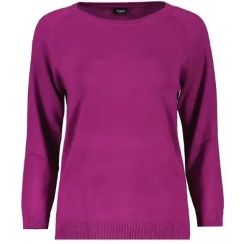 Round Neck Sweater Modern Style , female, Sizes: S - Marella - Modalova