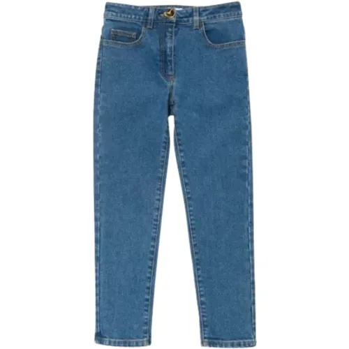 Kinder Denim Jeans 5-Pocket Bestickt - Moschino - Modalova