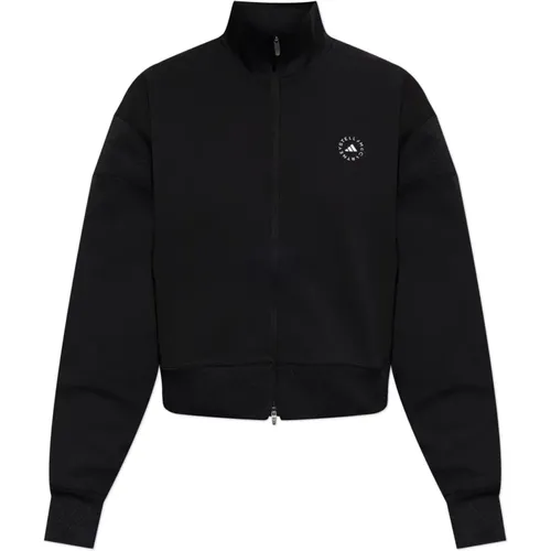 Zip-throughs, female, , Size: XS Sweatshirt with logo - adidas by stella mccartney - Modalova