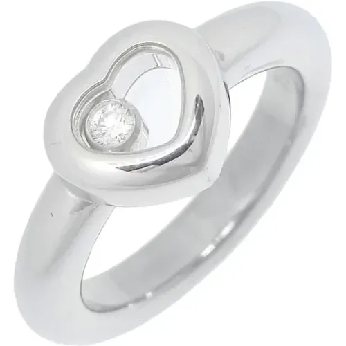 Pre-owned Jewellery, female, , Size: ONE SIZE Pre-owned White Gold rings - Chopard Pre-owned - Modalova