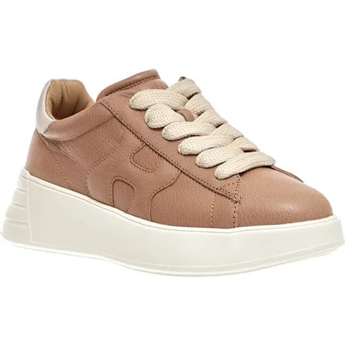 Rebel Leder Sneakers - Größe 35 , Damen, Größe: 39 1/2 EU - Hogan - Modalova