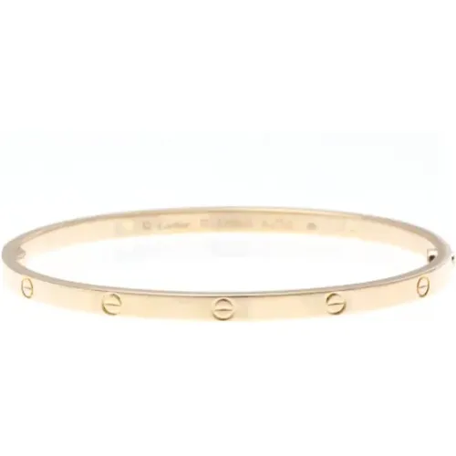 Pre-owned Jewellery, female, , Size: ONE SIZE Pre-owned Rose Gold bracelets - Cartier Vintage - Modalova