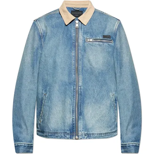 Denim Jackets, male, , Size: XS Denim jacket Rothwell - AllSaints - Modalova