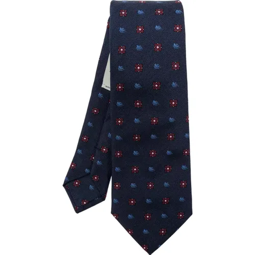 Ties, male, , Size: ONE SIZE Silk tie - ETRO - Modalova