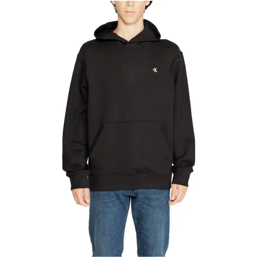 Hoodies, male, , Size: L Printed Hooded Sweatshirt - Calvin Klein - Modalova