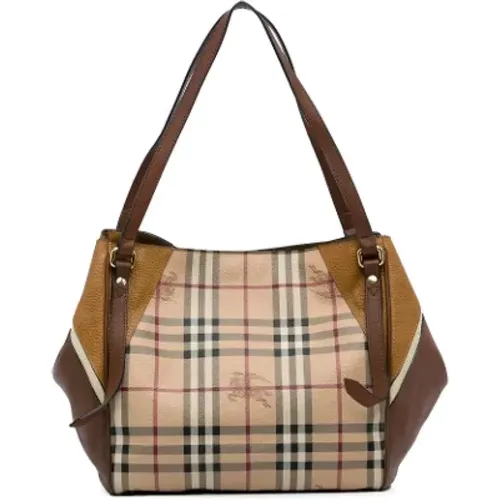 Pre-owned Tote Bags, female, , Size: ONE SIZE Pre-owned Leather totes - Burberry Vintage - Modalova