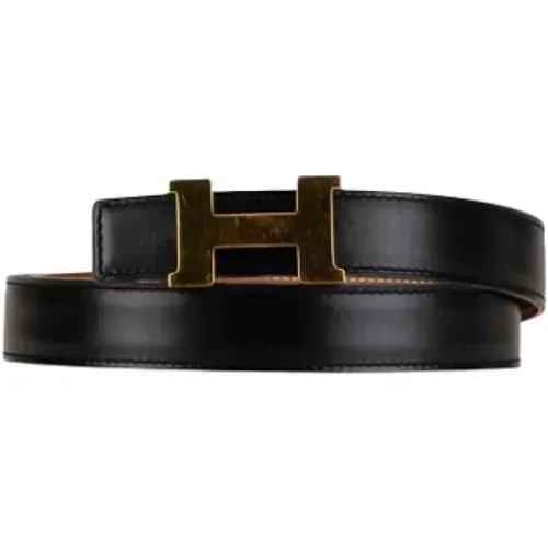 Pre-owned Belts, female, , Size: ONE SIZE Pre-owned Leather belts - Hermès Vintage - Modalova