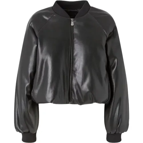 Bomber Jackets, female, , Size: M Brodo Bomber - pinko - Modalova